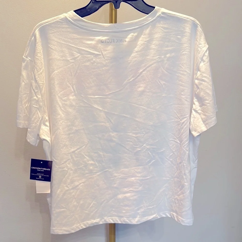 Pink Floyd oversized cropped Graphic T-Shirt NWT XL - Picture 6 of 9